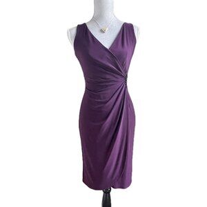 American Living Purple Wrap Dress Size 2